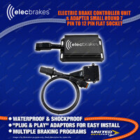 Elecbrakes Electric Brake Controller + Adaptor Bundle A7SR-12 Socket