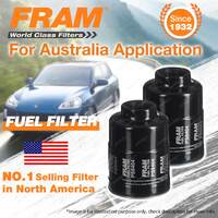 2x Fram Fuel Filter for Mazda BT-50 DX CX5 KE KF CX7 ER 3 BK BL BM 6 GG GH GJ GY