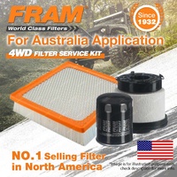 Fram 4WD Filter Service Kit for Mitsubishi Triton MQ 2.4 Excellent Filtration