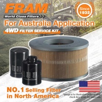 Fram 4WD Filter Service Kit for Toyota Hilux LN167 LN172 10/97-00 Ref RSK23