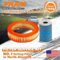 Fram Oil Air Filter for Daihatsu Scat F20 25 Sv17 4cyl 1.6L Petrol Engine 12R