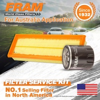 Fram Oil Air Filter Service Kit for Peugeot 306 N3 405 D70 4cyl 1.8L 2L Petrol