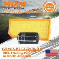 Fram Oil Air Filter Kit for Audi A3 8P Tt 8J 2.0i 2.0 TFSI Qt 4cyl 2L Petrol