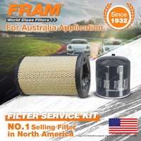 Fram Oil Air Filter for Nissan Navara D22 4cyl 2.5L Turbo Diesel YD25 02/2008-On
