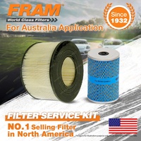 Fram Oil Air Filter for Toyota Landcruiser HJ45 6cyl 3.6L Diesel H 09/1977-1980