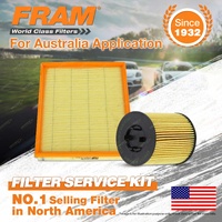 Fram Oil Air Filter for Holden Astra TS II 4cyl 1.8L Petrol X18XE2 09/1999-2001