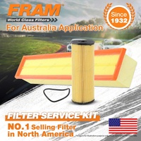 Fram Oil Air Filter Kit for Mercedes Benz C200K CL203 S203 W203 4cyl 2L M111.955
