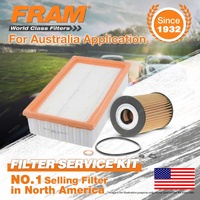 Fram Oil Air Filter Kit for BMW 318I E36 4cyl 1.8L Petrol M43B18 02/1994-08/1998