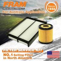 Fram Oil Air Filter Kit for Mazda 3 BK SP23 MPS 4cyl 2.3L Petrol L3 L3MZR