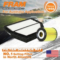 Fram Oil Air Filter Kit for Holden Captiva CG 4cyl 2L Z20S1 05/2007-01/2011