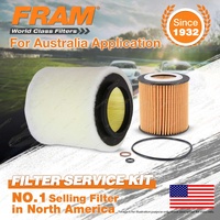 Fram Oil Air Filter Kit for BMW X1 E84 SDRV 18i 4cyl 2L N46B20BD 04/2010-10/2015