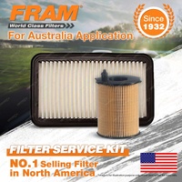 Fram Oil Air Filter Kit for Ford Focus LZ 4cyl 1.5L Petrol M9DD 01/2016-On