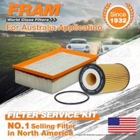 Fram Oil Air Filter Kit for Holden Trax TJ 4cyl 1.8L Petrol F18D4 08/2013-On