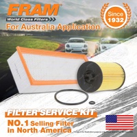 Fram Oil Air Filter Kit for Audi Q3 8U 4cyl 2L Turbo Diesel CUV CUW 06/2015-On