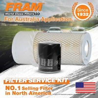 Fram Oil Air Filter Kit for Nissan Urvan E24 4cyl 2.7L Diesel TD27 02/1987-1993