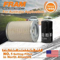 Fram Oil Air Filter Kit for Nissan Cabstar SGH40X 4cyl 3.5L FD35T 05/1987-1995