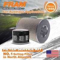 Fram Oil Air Filter Kit for Isuzu Elf 250 NPR57L Nkr150 NKR58 4cyl 3.3L Diesel