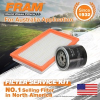Fram Oil Air Filter for Nissan 280C Patrol GQ Skyline R30 6cyl 2.4L 2.8L Petrol