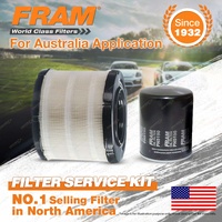 Fram Oil Air Filter for Holden Rodeo RA TFR6 TFS6 R9 4cyl 3L 4JH1-TC 2002-2003