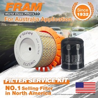 Fram Oil Air Filter for Mitsubishi Starwagon SJ Satelli WA 4cyl 2L 4G63 4G63B