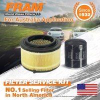 Fram Oil Air Filter Kit for Ford Ranger PX 4cyl 2.5L Petrol DPAT 09/2011-02/2015