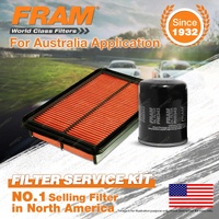 Fram Oil Air Filter for Ford Laser KQ 4cyl 1.6L 1.8L Petrol ZM FP-D 2001-2002