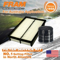 Fram Oil Air Filter Kit for Mazda Mx-5 NA 4cyl 1.8L Petrol BP-ZE 11/1993-1998