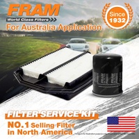 Fram Oil Air Filter Kit for Honda Crv RE 4cyl 2.4L Petrol K24Z1 02/2007-09/2012