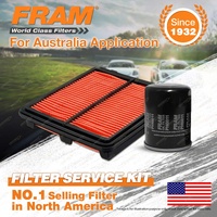 Fram Oil Air Filter Kit for Honda Civic FD 4cyl 1.3L Hybrid LDA2 02/2006-12/2011