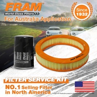 Fram Oil Air Filter Kit for Volkswagen Passat B1 GLS LS 4cyl 1.6L Petrol FS ZF