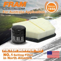 Fram Oil Air Filter Kit for Holden Captiva CG II V6 3L Petrol LF1 02/2011-On