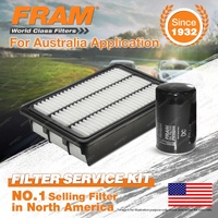 Fram Oil Air Filter Kit for Hyundai Santa Fe CM 4cyl 2.2L D4EB 09/2006-10/2009