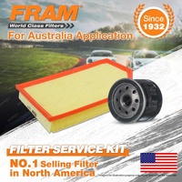 Fram Oil Air Filter Kit for Volvo S60 V60 T4 4cyl 1.6L Petrol B4164T 10/2011-On