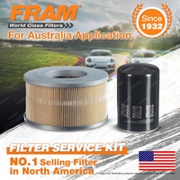 Fram Oil Air Filter Kit for Toyota Hilux LN147 LN172 4cyl 3L Diesel 5L 1997-2000