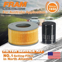 Fram Oil Air Filter Kit for Toyota Hilux LN147 LN167 4cyl 3L Diesel 5L 1997-2000