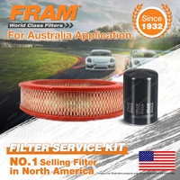 Fram Oil Air Filter Kit for Toyota Coaster RU18 RU19 4cyl 2L Petrol 5R 1971-1977