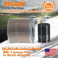 Fram Oil Air Filter Kit for Toyota Dyna 100 LH80 150 LY60 LY61R 4cyl 3L Diesel