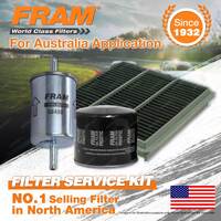 Fram Oil Air Fuel Filter Service Kit for Great Wall X240 07/2009-On