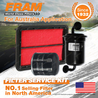 Fram Oil Air Fuel Filter Service Kit for Mazda 626 GF 07/1997-08/2002