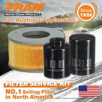 Fram Oil Air Fuel Filter Service Kit for Toyota Hilux LN147 5L Thailand LN167
