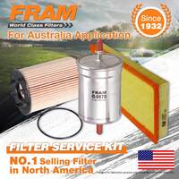 Fram Oil Air Fuel Filter Service Kit for Volkswagen Bora 1J Golf Mk IV R32