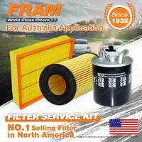Fram Oil Air Fuel Filter Service Kit for Benz Sprinter 313 W903 00-06