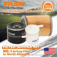 Fram Oil Air Fuel Filter Service Kit for Suzuki St90 ST90 St90K St90V 1979-1985