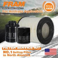 Fram Oil Air Fuel Filter Service Kit for Hino Dutro 8500 XZU424 XZU434 2003-2007