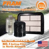 Fram Oil Air Fuel Filter Service Kit for Ford Falcon FG II X EcoBoost