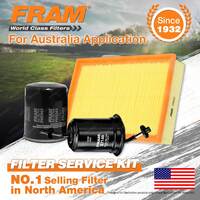 Fram Oil Air Fuel Filter Service Kit for Ford Econovan JH FE-E F8 Maxi JH FE