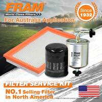 Fram Oil Air Fuel Filter Service Kit for Nissan Nx - Nxr B13 Skyline R33