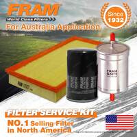 Fram Oil Air Fuel Filter Service Kit for Volkswagen Golf Mk IV AQY AKL AGN APK
