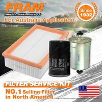Fram Oil Air Fuel Filter Service Kit for BMW 325E 325Is 325I E30 525E E28