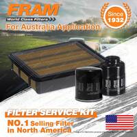 Fram Oil Air Fuel Filter Service Kit for Mazda Mazda 3 BM 6 GJ 2012-On